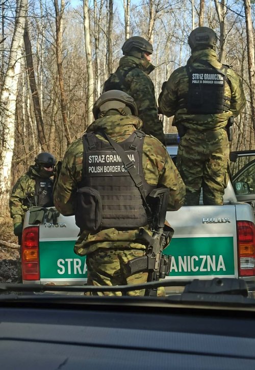 Border Guard - tactical uniform on film set